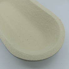 Laden Sie das Bild in den Galerie-Viewer, Gärkorb (Brotform, Simperl) Oval länglich aus Holzschliff, 2 - 2,5 Kg, 41 x16 cm - 25.stunden.BROT