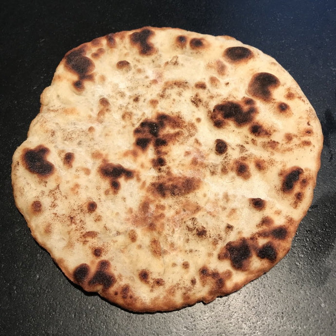 Naan - Indisches Fladenbrot (Trockenhefe Rezept)