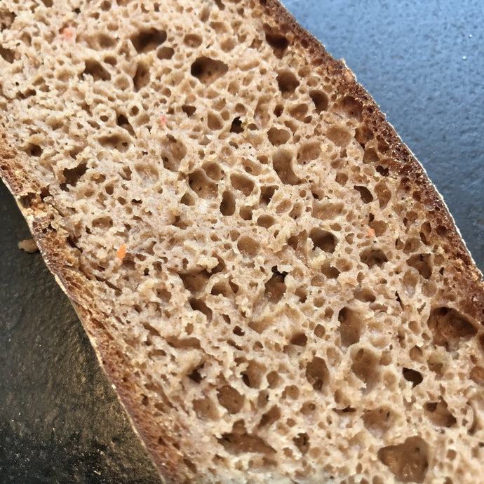 Roggenbrot mit Malzstück (Sauerteig Rezept)