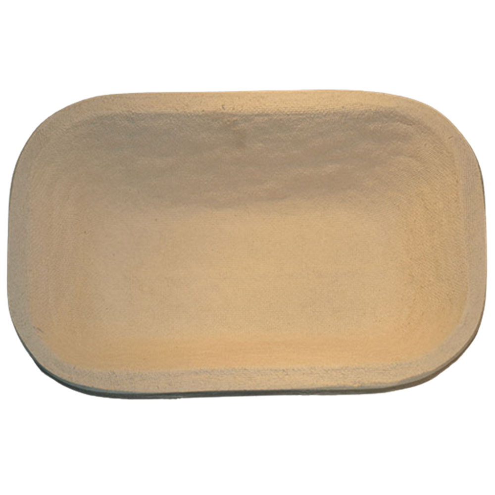 Gärkorb (Brotform, Simperl) Oval länglich eckig aus Holzschliff, 1 Kg, 24 x 15 cm