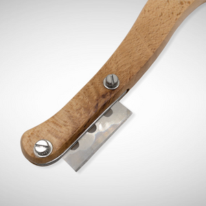 Teigritzer (Baguettemesser, Bäckermesser) Holzgriff mit Rasier- oder Stahlklinge