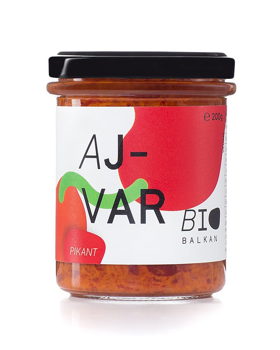 Bio Ajvar pikant - Paprikaaufstrich - 25.stunden.BROT