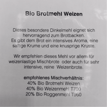 Laden Sie das Bild in den Galerie-Viewer, Bio Brotmehl Weizenmehl Typ 2000 - 25.stunden.BROT
