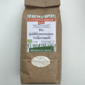 Bio Goldblumenweizen Vollkornmehl (ZENTROFAN®-gemahlen) - 25.stunden.BROT