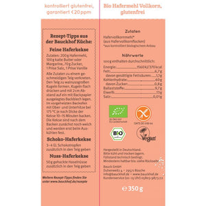 Bio Hafermehl 0,35 Kg - 25.stunden.BROT