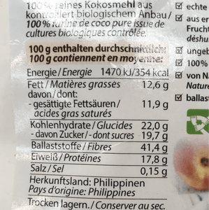 Bio Kokosmehl 0,6 Kg - 25.stunden.BROT