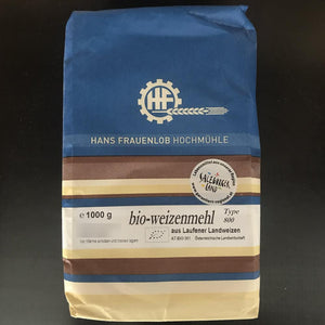 Bio Laufener Landweizen Weizenmehl 800 - 25.stunden.BROT