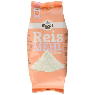 Bio Reismehl Vollkorn 0,5 Kg - 25.stunden.BROT