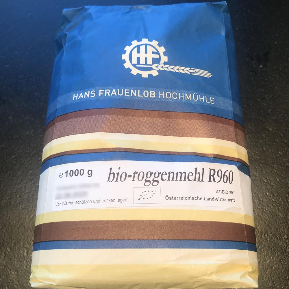 Bio Roggenmehl 960 - 25.stunden.BROT