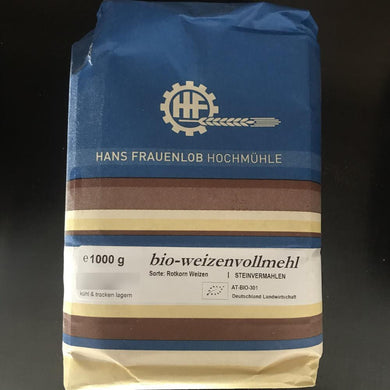 Bio Rotkornweizen Vollkornmehl, 1 Kg - 25.stunden.BROT