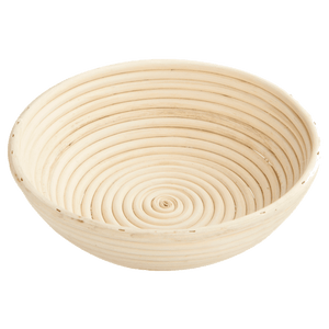 Gärkorb (Brotform, Simperl) rund aus Peddigrohr - 25.stunden.BROT
