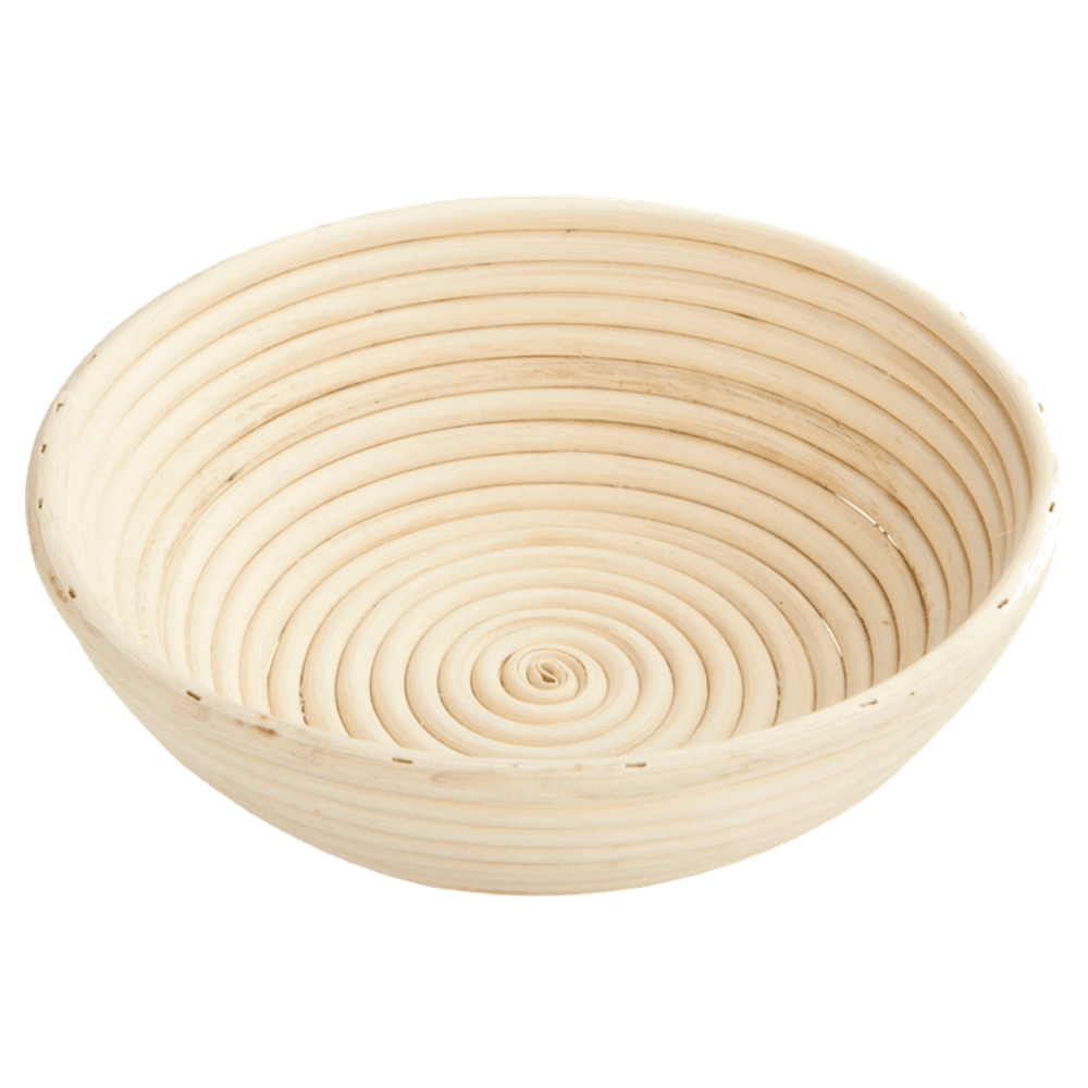 Gärkorb (Brotform, Simperl) rund aus Peddigrohr - 25.stunden.BROT