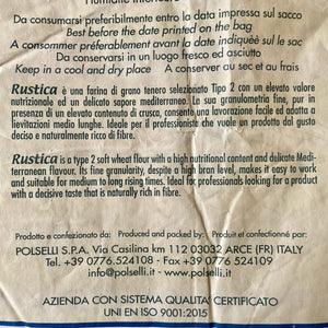 Italienisches Weizenmehl Tipo 2 - Polselli Rustica - 25.stunden.BROT