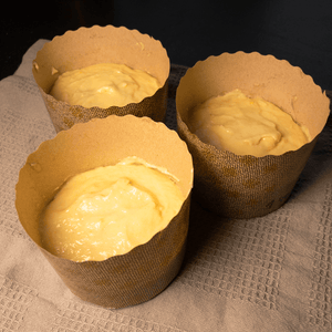 Panettone Backformen, klein, 150 g, 10 Stück - 25.stunden.BROT