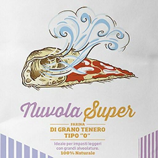 Pizza-Mehl Typ 0 - Caputo Nuvola Super (Weizenmehl) - 25.stunden.BROT
