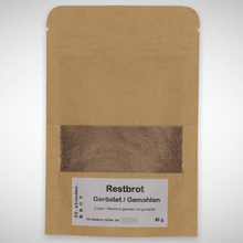 Laden Sie das Bild in den Galerie-Viewer, Röstbrot - Altbrot geröstet und gemahlen. 50 g im Aromabeutel - 25.stunden.BROT
