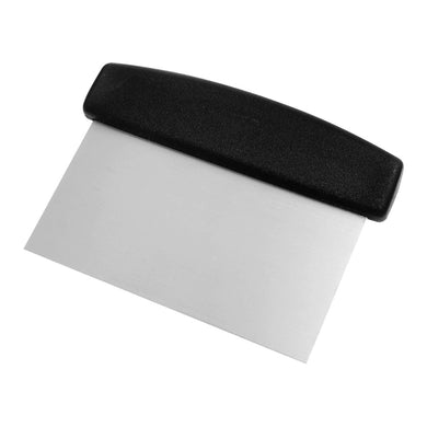 Teigabstecher, Teigkarte Edelstahl mit Plastikgriff, 16x12 cm - 25.stunden.BROT
