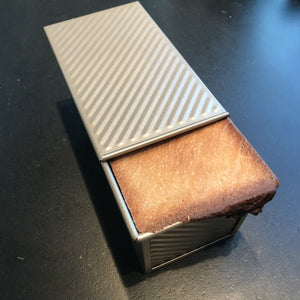 Toastbrot Kastenform beschichtet mit Deckel - 25.stunden.BROT